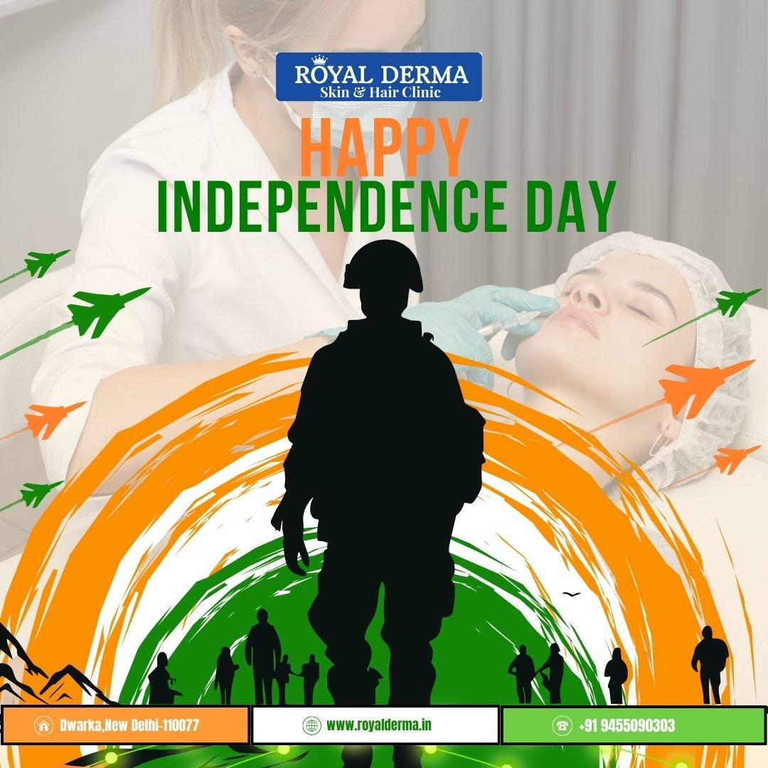 Happy Independence Day with Royal Derma Clinic