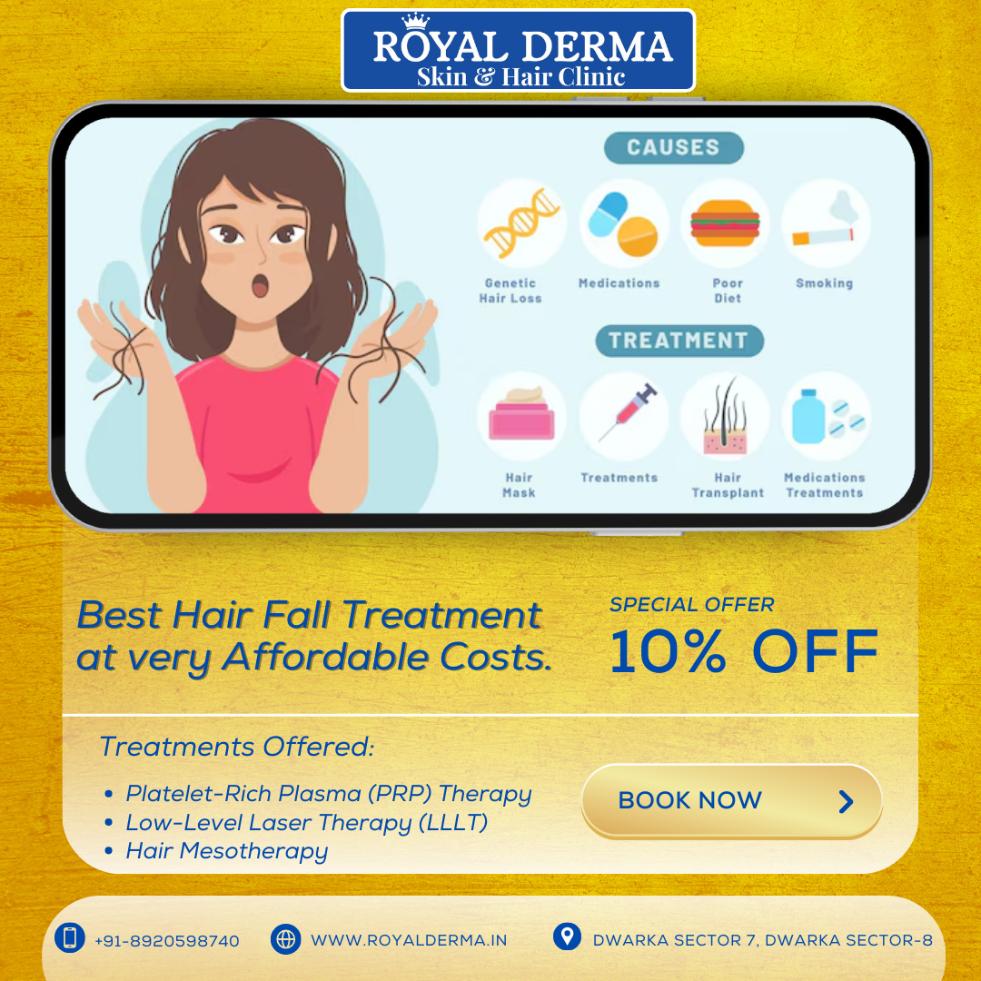 Best Hair Fall Treatment at very Affordable Costs.