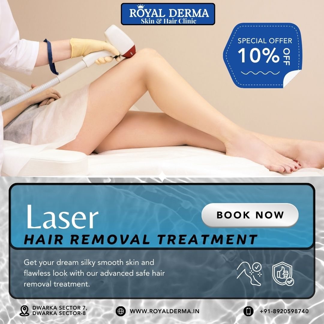 Best Laser Hair Removal Treatment in Delhi.