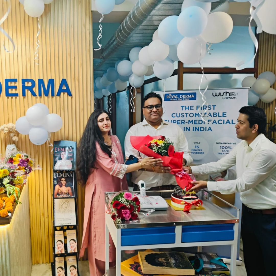 Professional skin and hair treatment setup at Royal Derma Clinic