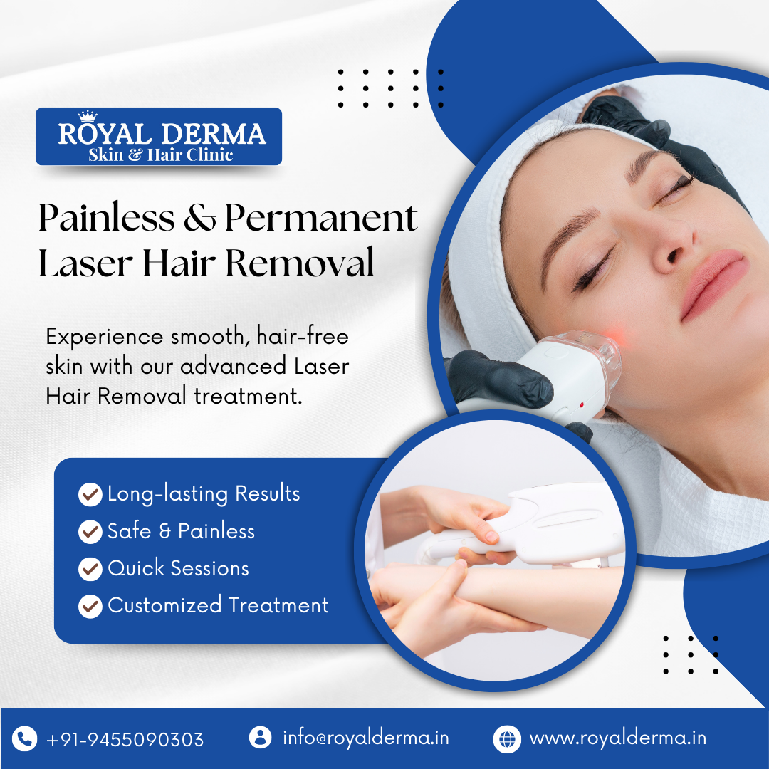 Painless & Permanent Laser Hair Removal