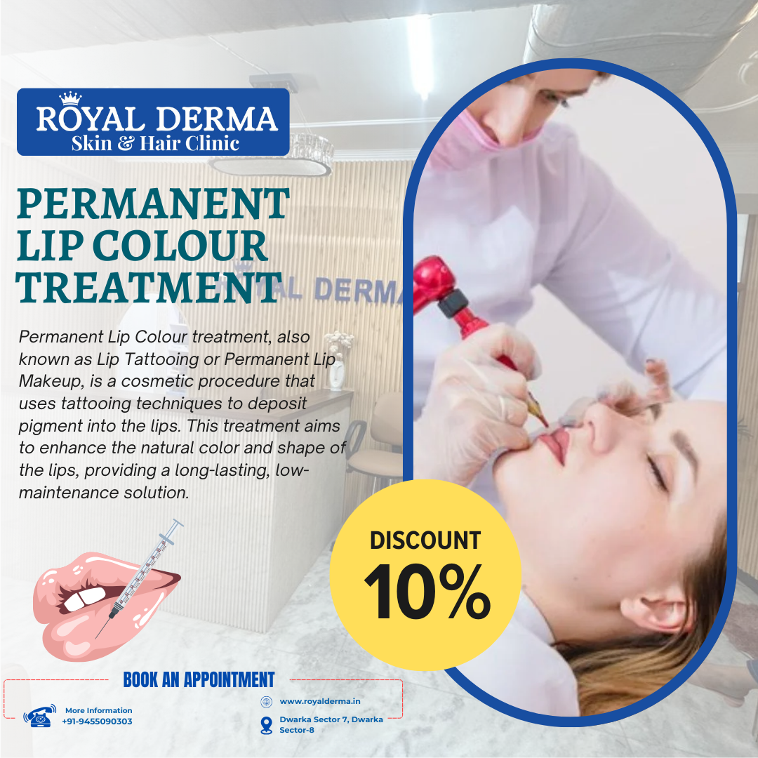 Permanent Lip Colour treatment