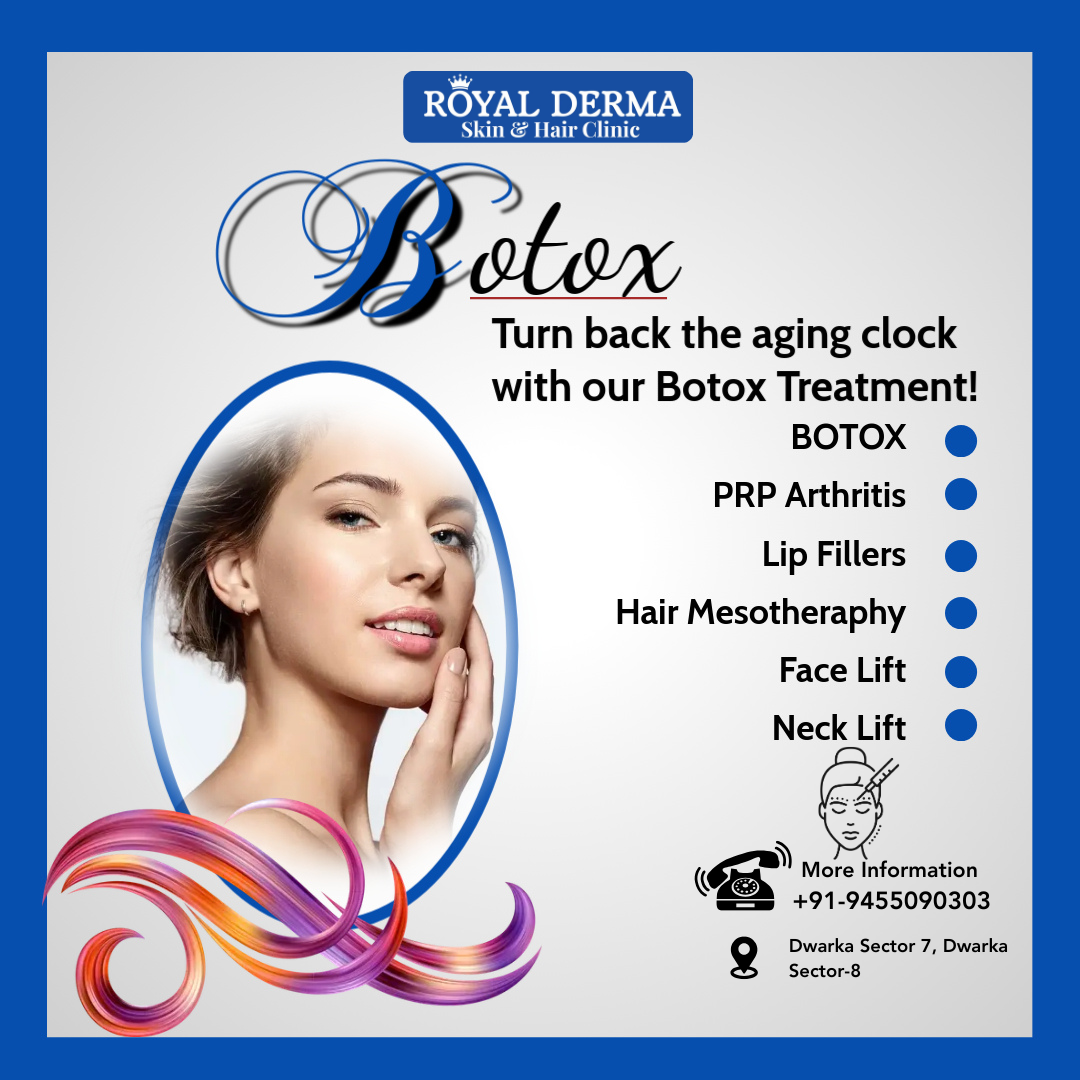 Turn back the aging clock with our Botox Treatment!