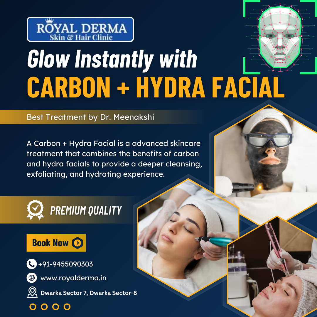 Glow Instantly with Carbon + Hydra Facial