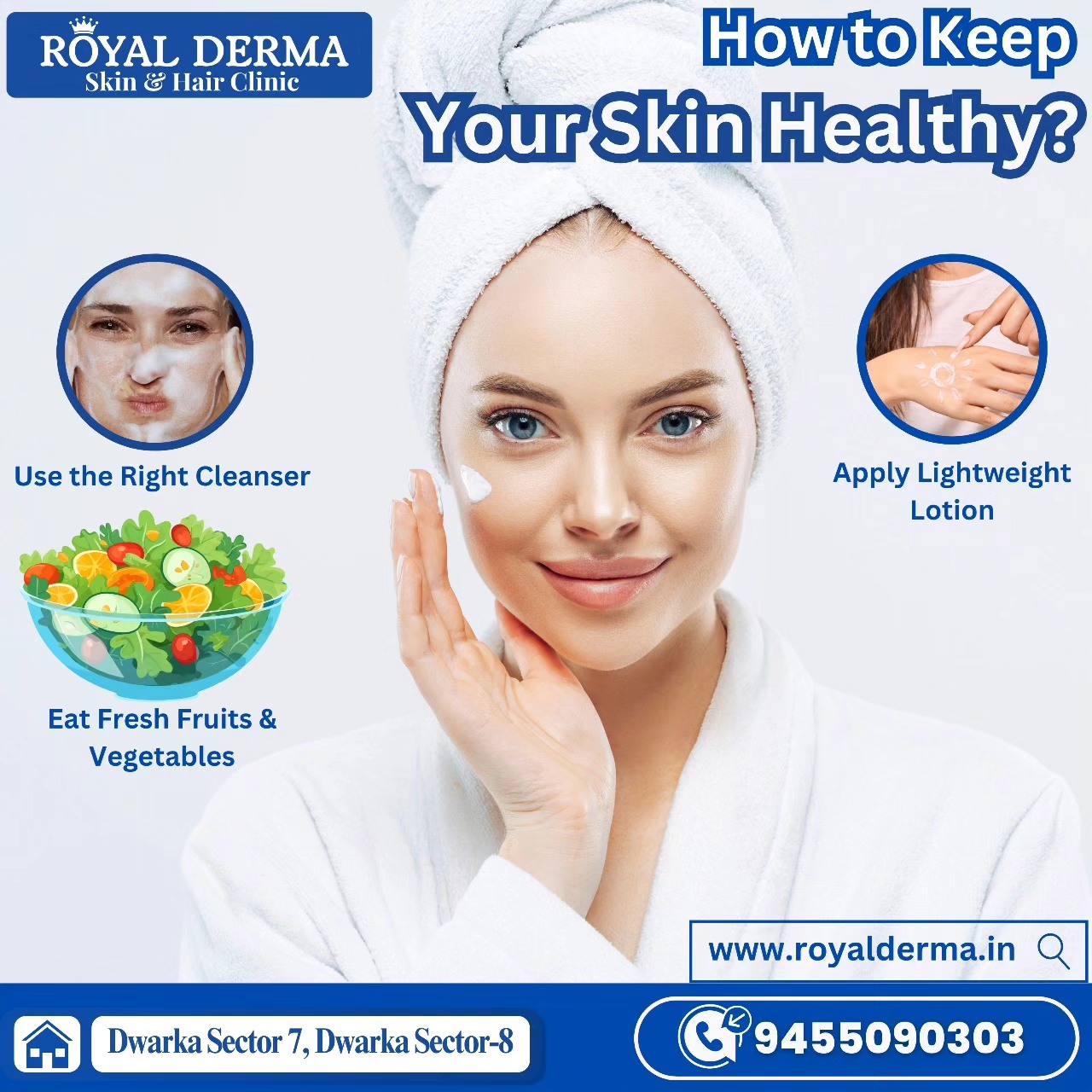 How to keep your skin healthy?