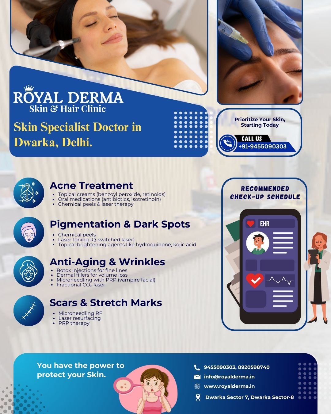 Skin Specialist Doctor in Dwarka, Delhi.