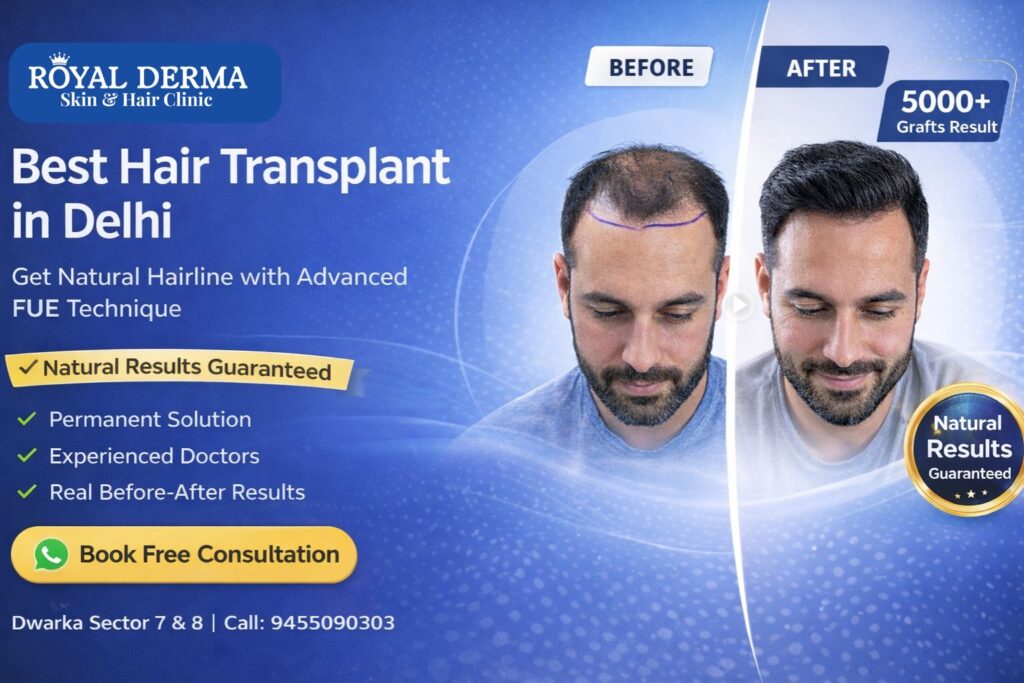 Best hair transplant in Delhi