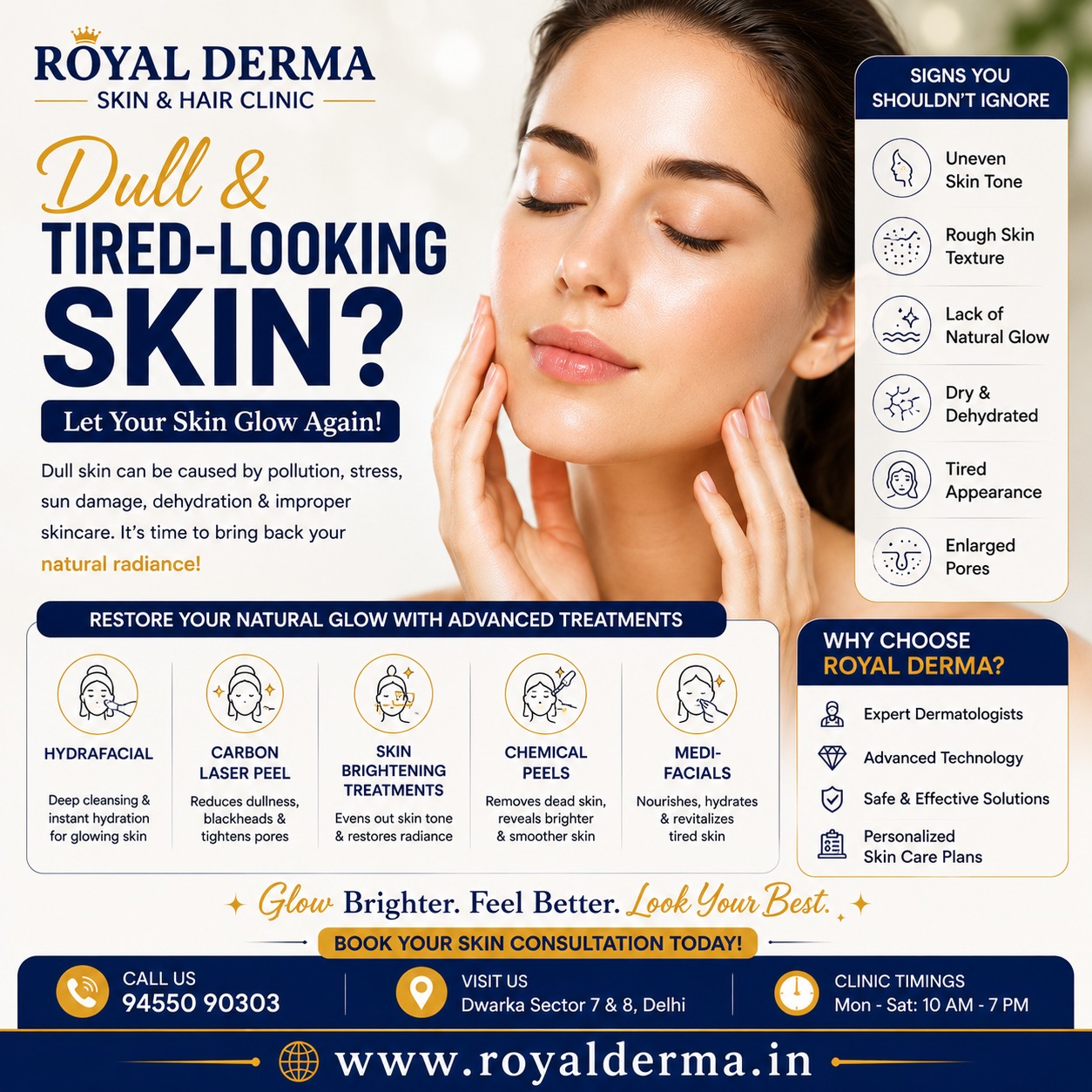 How to Treat Dull & Tired-Looking Skin Expert Skin Care in Dwarka Delhi
