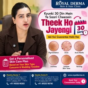 30 Day Bridal Skin Care Plan Royal Derma Dwarka