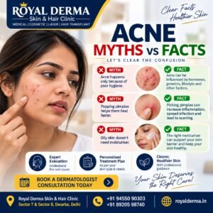 Acne Myths vs Facts Expert Acne Care in Dwarka, Delhi