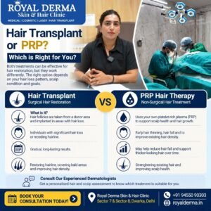 Hair Transplant vs PRP Therapy